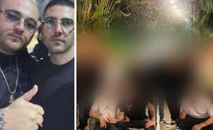 משמאל: אושר עזרא ובן כהן