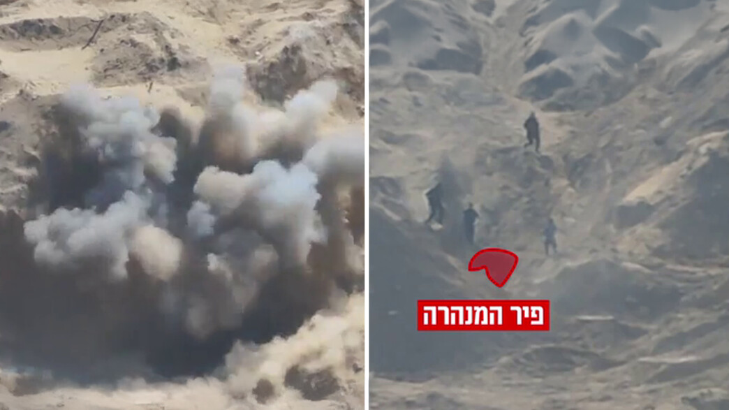 תקיפת המחבלים שביצעו את הירי לעבר המגנן תקיפת המחבלים שביצעו את הירי לעבר המגנן