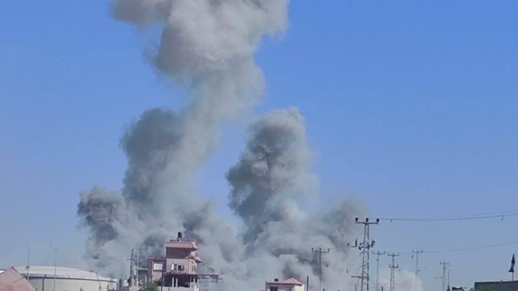 תקיפות בשכונת חמד בח'אן יונס