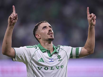 “שמחתי יותר בגול שלו מאשר בשלי“. חזיזה (מאור אלקסלסי) (צילום: ספורט 5)