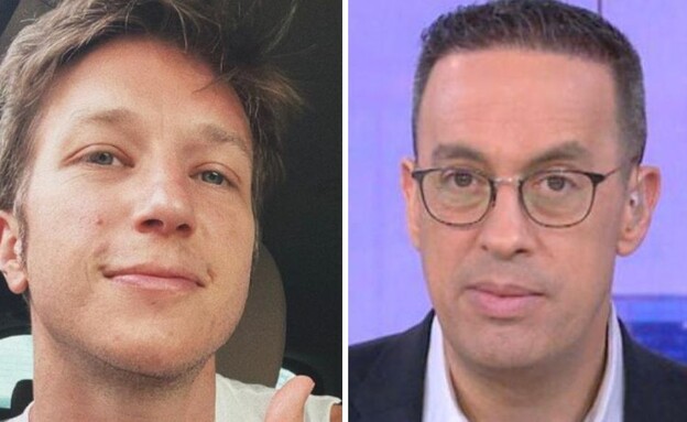 לי בירן, ניב רסקין (צילום: ניב רסקין: מתוך "חדשות הבוקר", קשת 12 | לי בירן: מתוך אינסטגרם)