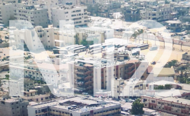 בית החולים נאסר מזווית רחפן