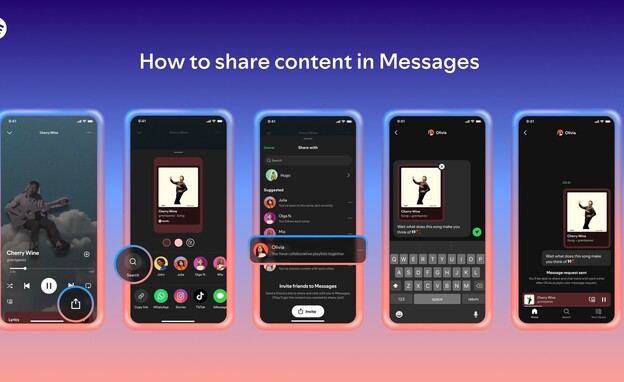 הודעות בספוטיפיי