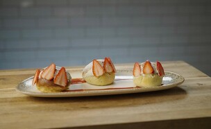 מריטוצי בזיליקום ותותים של הדס בנדל (צילום: מאסטר שף, קשת 12)