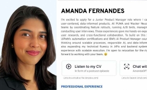 קורות החיים של אמנדה פרננדס (צילום: linkedin)