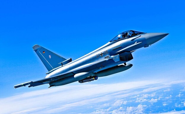 מטוס מסוג Eurofighter Typhoon של חיל האוויר של גרמניה (צילום: Bundeswehr-Stefan Petersen)