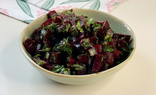 סלט סלק מרוקאי. מלא טעם (צילום: יעל קצב)