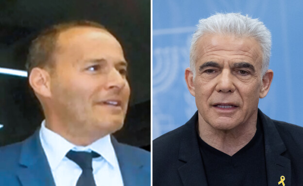 יאיר לפיד, ג'יי פוטליק (צילום: חיים גולדברג, פלאש 90)