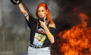 חסימות כבישים במסגרת יום שיבוש מאבק משפחות החטופים (צילום: יונתן זינדל, פלאש 90)