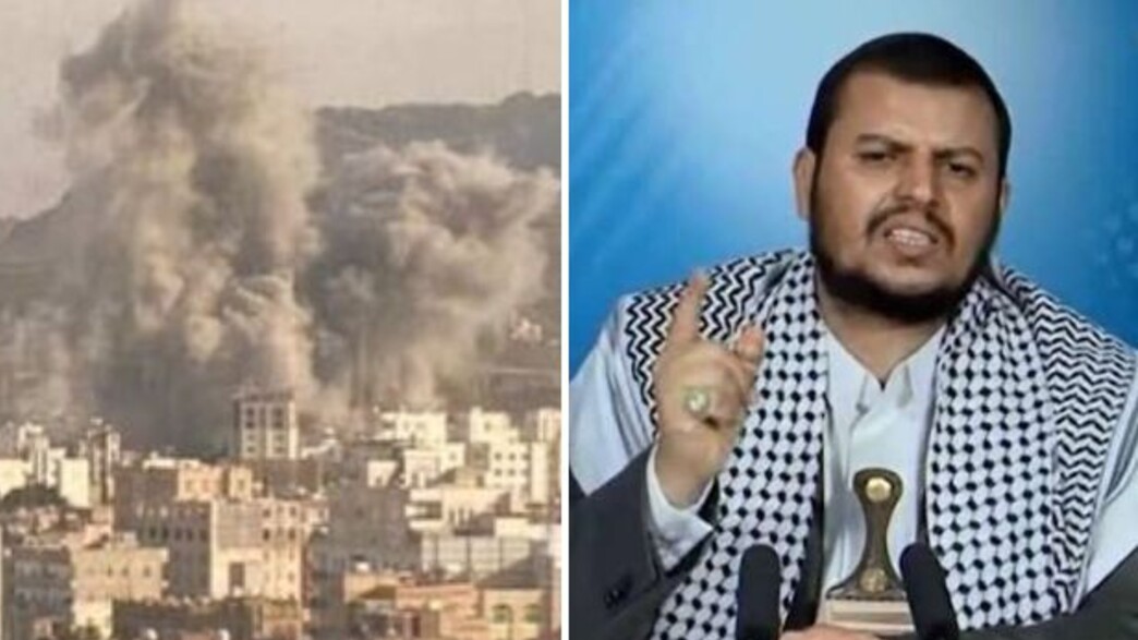 בכיר החות'ים והתקיפות בצנעא בכיר החות'ים והתקיפות בצנעא