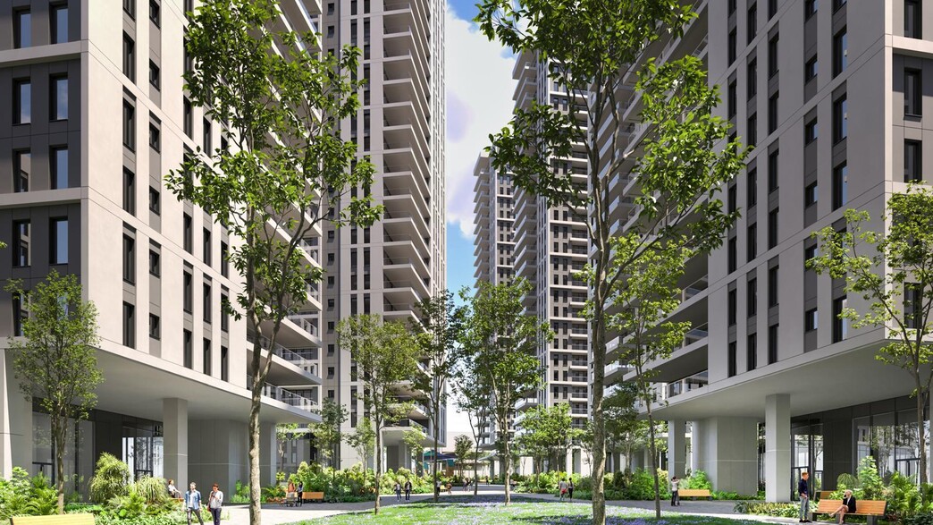 הדמיית פרוייקט רייק התחדשות עירונית בטירת כרמל הדמיית פרוייקט רייק התחדשות עירונית בטירת כרמל