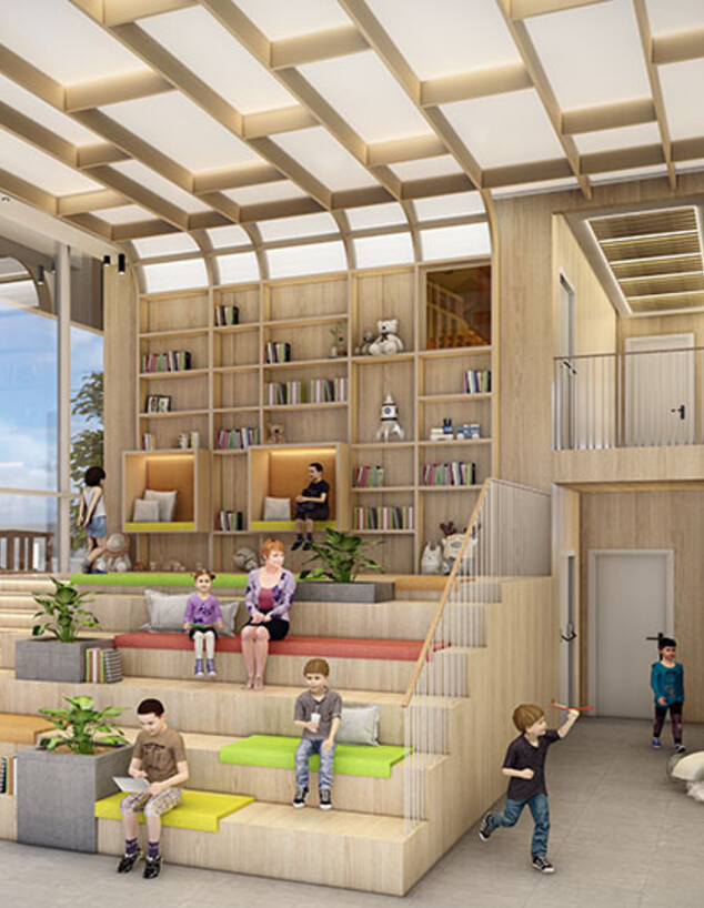 בתי ספר לזרוביץ אדריכלים גן ילדים ירושלים