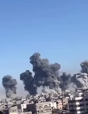 תיעודים עזתים: חגורת אש מאסיבית במזרח העיר עזה (וידאו AVI: חדשות)