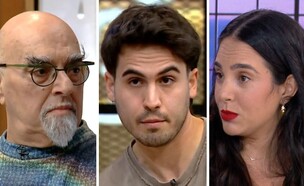 תמרה אהרוני, ישראל אהרוני, רון שירזי (צילום: רון שירזי, ישראל אהרוני: מתוך "מאסטר שף", קשת 12 | תמרה אהרוני: "גלית ואילנית", קשת 12)