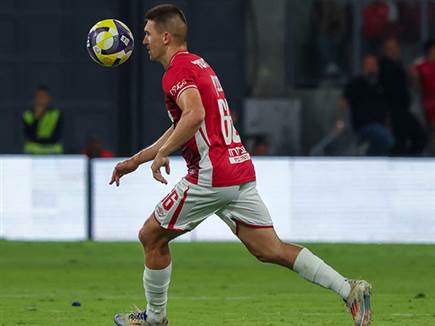 גם זלאטנוביץ` חגג צמד (צילום: דני מרון)