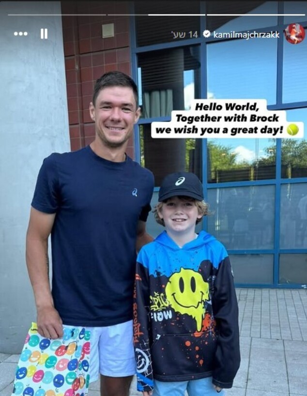 קמיל מאייכז'ק נפגש עם ברוק