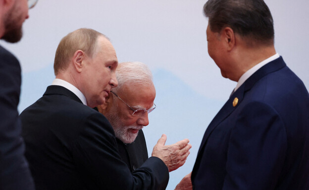 נשיא סין שי, פוטין וראש ממשלת הודו מודי