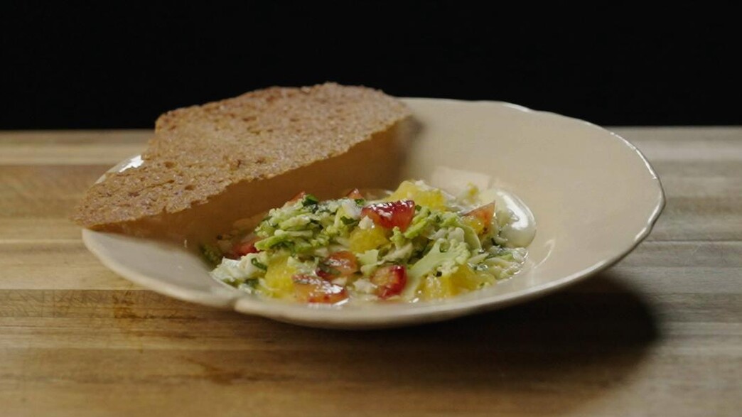 קרם כרובית וקרקר שומשום - יובל רוזן 