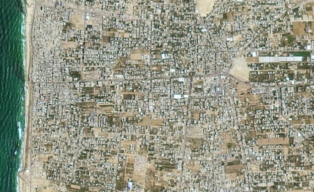 תמונת לוויין של דיר אל-באלח תמונת לוויין של דיר אל-באלח