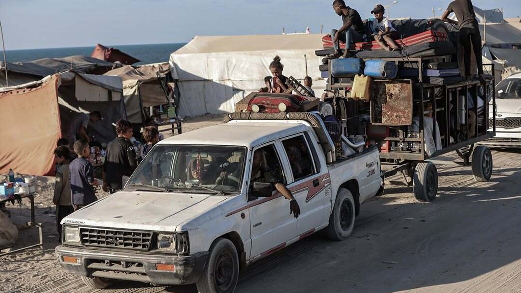 עזתים נעים מצפון לדרום הרצועה