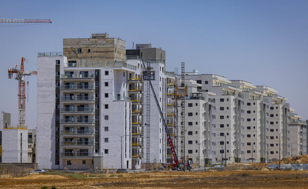 אתר בנייה באר שבע (צילום: נתי שוחט, פלאש 90)