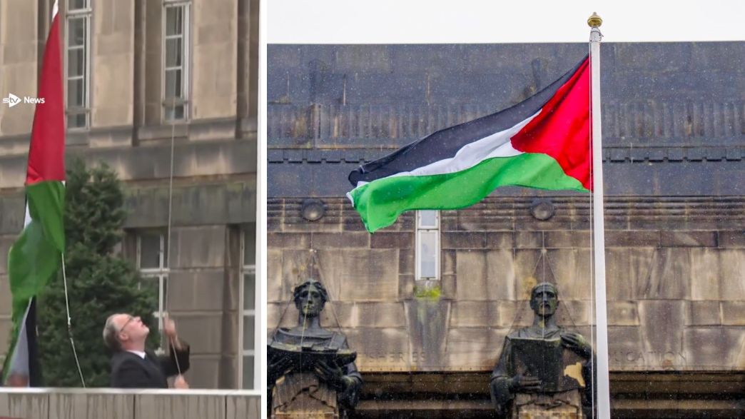 דגל פלסטין סקוטלנד דגל פלסטין סקוטלנד