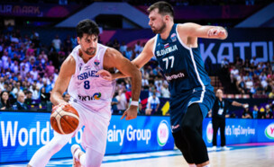 ישראל סלובניה (צילום: FIBA PHOTOS)