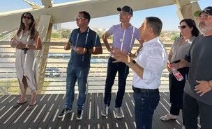 ביקור בכירי אנבידיה בבאר שבע (צילום: עיריית באר שבע)