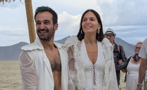 החתונה של דן ועדי בברנינג מן (צילום: דקל פלג)