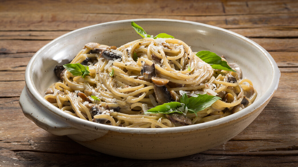 פסטה פטריות וערמונים - אחרי פסטה פטריות וערמונים - אחרי