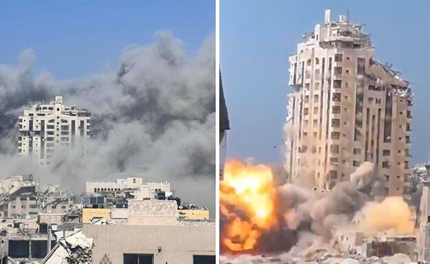 גל תקיפות עוצמתי בעזה: המבנים של חמאס שהושמדו על ידי צה"ל