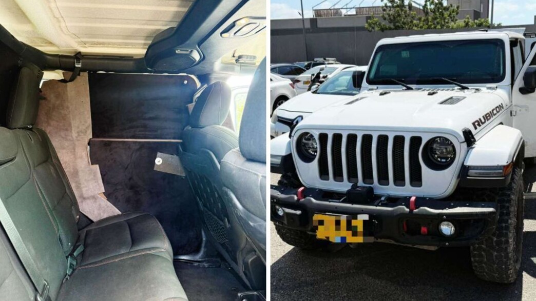 ג'יפ הרוביקון ממוגן הירי של העבריין המוכר ג'יפ הרוביקון ממוגן הירי של העבריין המוכר