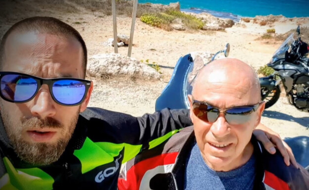 תומר וינברג ואביו (צילום: באדיבות המצולם)