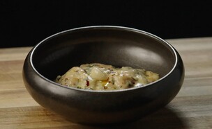 רביולי במילוי קרם פלפלים - עמית מרציאנו (צילום: מתוך "מאסטר שף", קשת 12)