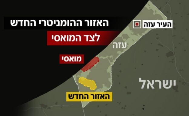 האזור ההומניטרי החדש לצד המואסי