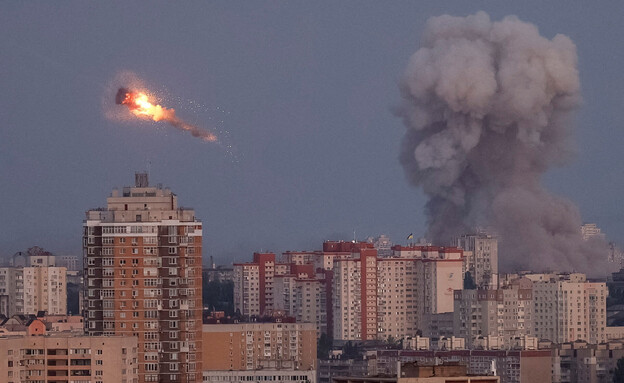 מתקפת ענק של רוסיה בקייב, בירת אוקראינה
