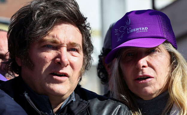 נשיא ארגנטינה חאבייר מיליי ואחותו קרינה נשיא ארגנטינה חאבייר מיליי ואחותו קרינה