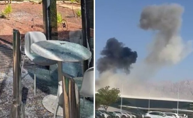 פגיעת הכטבם מתימן בשדה (צילום: מתוך תיעוד שעלה ברשתות החברתיות, שימוש לפי סעיף 27א' לחוק זכויות יוצרים)