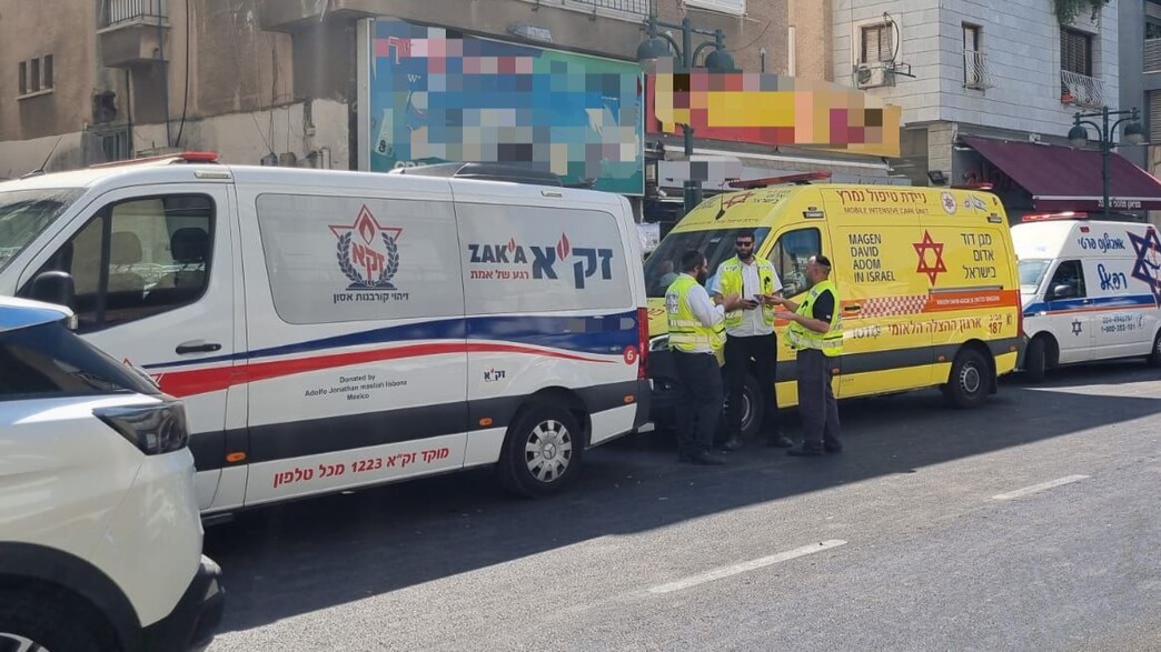 זירת האירוע הטרגי ברמת גן זירת האירוע הטרגי ברמת גן