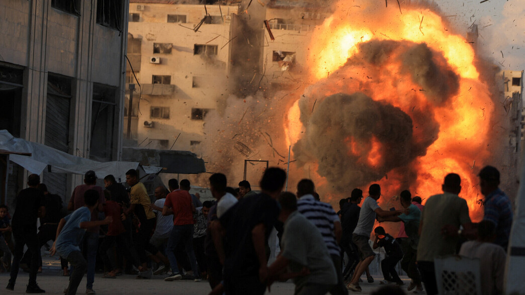 תקיפת צה"ל בעיר עזה תקיפת צה"ל בעיר עזה