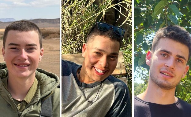 סמ״ר אורי למד, סמל גדי כוטל, סמל עמית אריה רגב (צילום: דובר צה"ל)