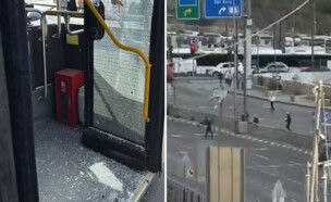 זירת הפיגוע בצומת רמות (צילום: שימוש לפי סעיף 27א' לחוק זכויות יוצרים)