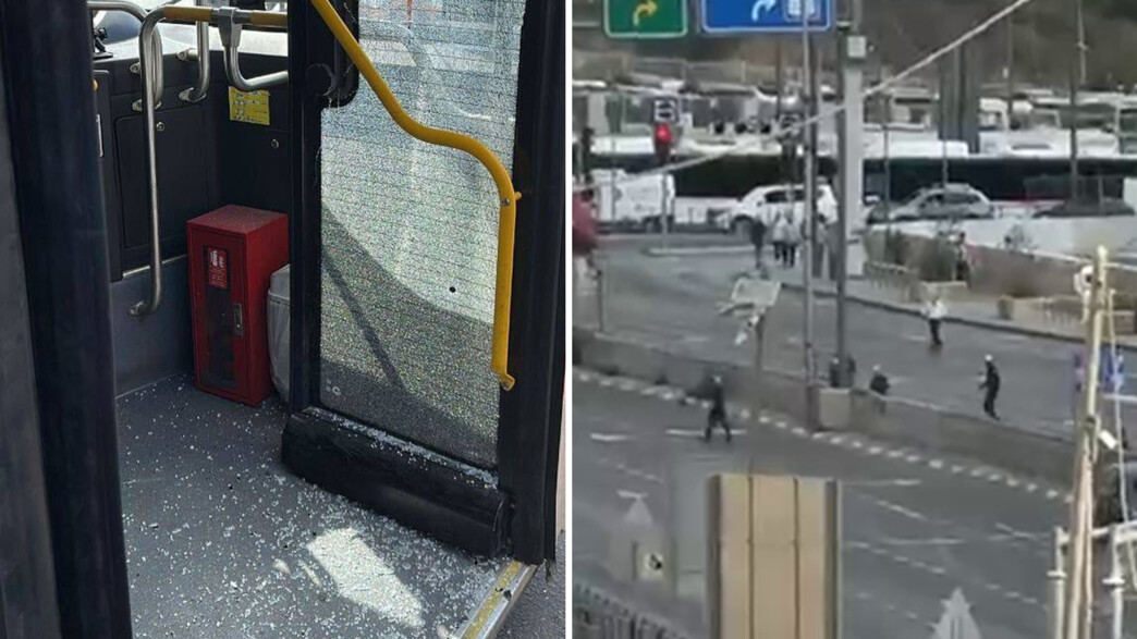 זירת הפיגוע בצומת רמות זירת הפיגוע בצומת רמות