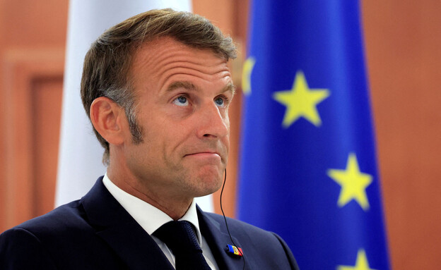 נשיא צרפת עמנואל מקרון