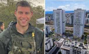 רב-סרן אריאל בן משה ז״ל, מגדלי אריאל בנהריה (צילום: דובר צה"ל, הדמיה: Evolve media)