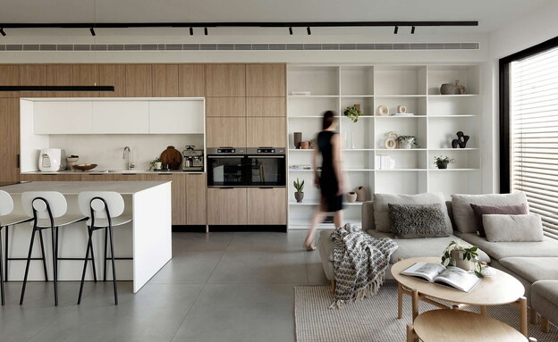 סלון. עיצוב שאטסקי אילון (צילום: גדעון לוין)