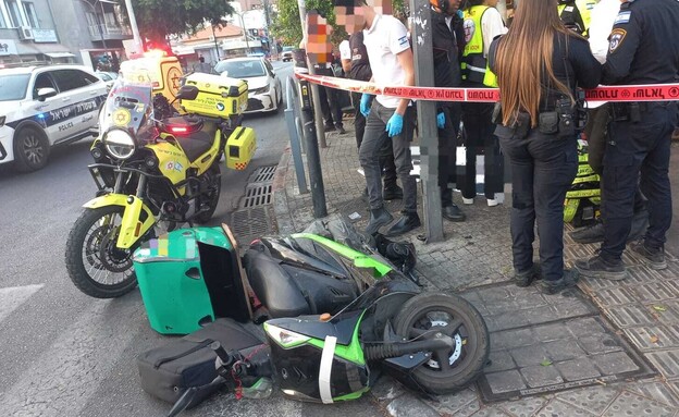 זירת התאונה ברחובות זירת התאונה ברחובות