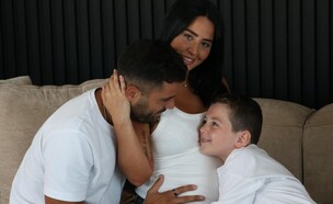 בר כהן, אליאב טעטי בהיריון (צילום: S.SHOOTING- שגית פלג)