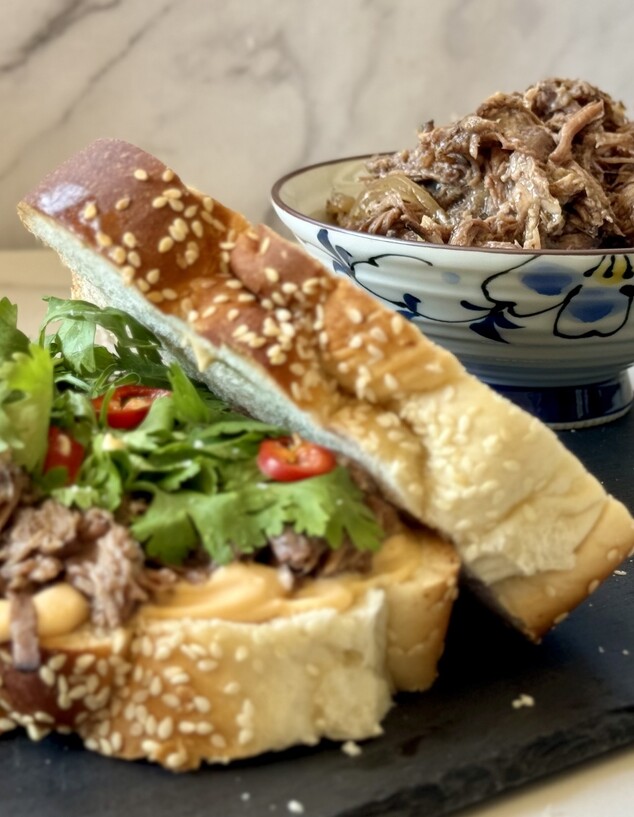 בשר מפורק בתנור ב-5 מרכיבים (צילום: יעל קצב)