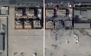 זירת התקיפה (צילום: PLANET LABS)